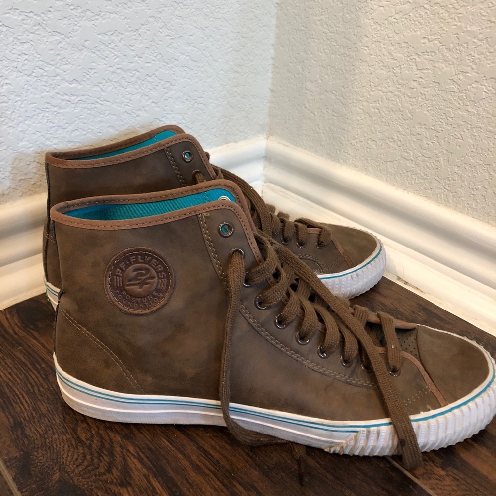 PF Flyers Center Hi Top Leather Shoe